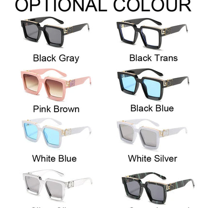 Classic Sunglasses Men Women Driving Square Frame Fishing Travel Sun Glasses Male Goggles Sports UV400 Eyewear