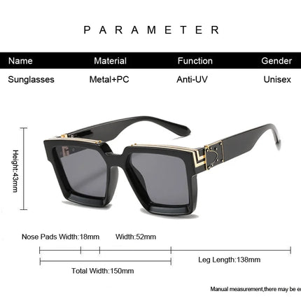 Classic Sunglasses Men Women Driving Square Frame Fishing Travel Sun Glasses Male Goggles Sports UV400 Eyewear