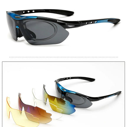 Cycling Sunglasses Sports Men Glasses Road Bicycle Glasses Mountain Bike Riding Protection Goggles Eyewear Women Sun Glasses