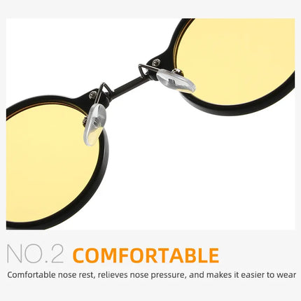 Round Sunglasses For Men Women Retro  Steampunk Sun Glasses Male Female Brand Designer Metal Frame Eyewear Shades Oculos De Sol