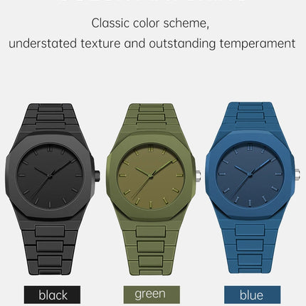 Fashion Classic Creative Plastic Watches Quartz Watches Black Waterproof Watches Men's Business Watches Hot Sale