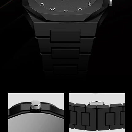 Men's Business Watches Fashion Classic Creative Plastic Watches Quartz Watches Black Waterproof Watches Hot Sale