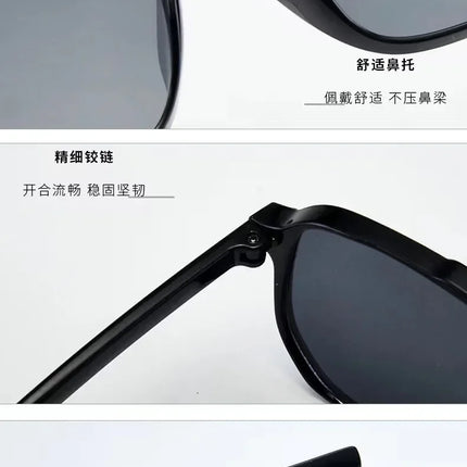 Vintage Men Women Big Sunglasses Men Square Shades Unisex Sun Glasses Black Lense Male Female Sunglasses UV400 Glasses