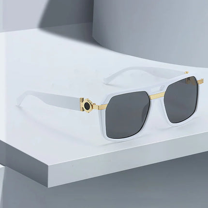 2025 Sunglasses for Women Fashionable Square Frame Glasses with Golden Decorative Legs and Exquisite Design for Women Glasses