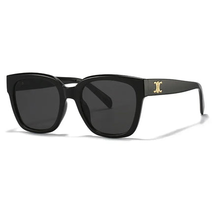 Man Summer 2025 new sunglasses high-end square slimming Facebook same style sunglasses anti UV simple women's version