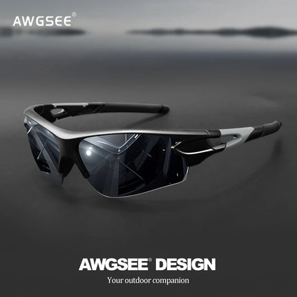 Sports Sunglasses for Men & Women – Semi-Rimless UV400 Protection for Baseball, Running, Fishing, Golf & Driving