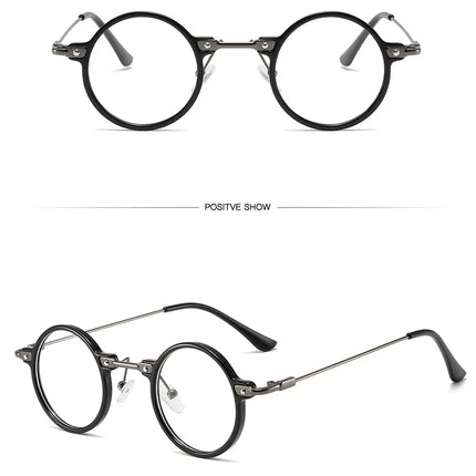 Round Sunglasses For Men Women Retro  Steampunk Sun Glasses Male Female Brand Designer Metal Frame Eyewear Shades Oculos De Sol