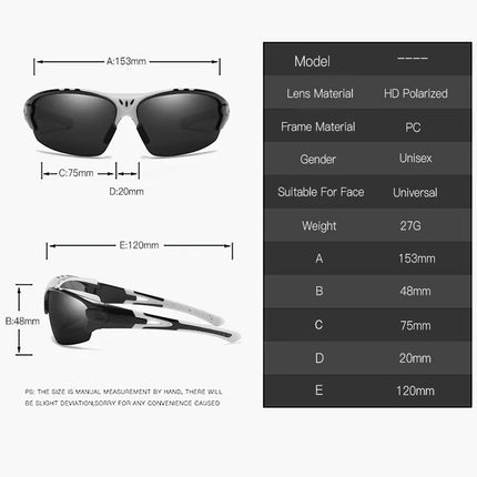 Men Women Sports Sunglasses Goggles Cycling Glasses Outdoor Sports Sunglasses Motorcycle Running Fishing Polarized Sunglasses