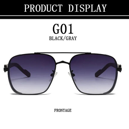 2023 Sunglasses For Men Square Sunglasses Women Trendy Luxe Vintage Fashion Glasses Retro Steampunk Shades Gafas De Sol Hombre