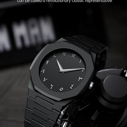 Men's Business Watches Fashion Classic Creative Plastic Watches Quartz Watches Black Waterproof Watches Hot Sale