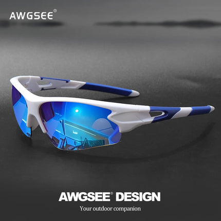 Sports Sunglasses for Men & Women – Semi-Rimless UV400 Protection for Baseball, Running, Fishing, Golf & Driving