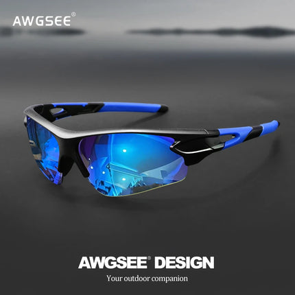 Sports Sunglasses for Men & Women – Semi-Rimless UV400 Protection for Baseball, Running, Fishing, Golf & Driving