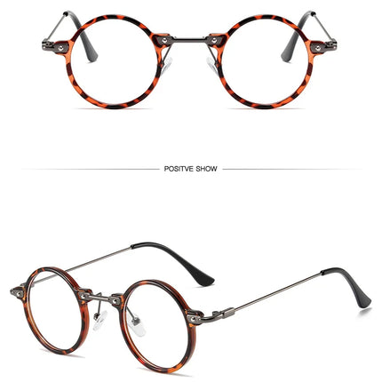 Round Sunglasses For Men Women Retro  Steampunk Sun Glasses Male Female Brand Designer Metal Frame Eyewear Shades Oculos De Sol