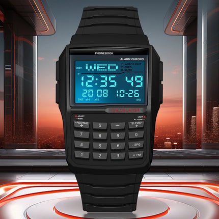 Explosive Men's Watches Top Luxury Men's Calculator Watches Multifunctional LED Watches Men's Sports Watches Computer Style