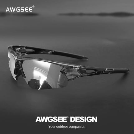 Sports Sunglasses for Men & Women – Semi-Rimless UV400 Protection for Baseball, Running, Fishing, Golf & Driving