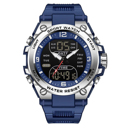 Fashionable and trendy men's sports and leisure watches, multifunctional electronic watches for teenagers and students