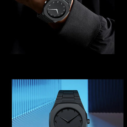 Men's Business Watches Fashion Classic Creative Plastic Watches Quartz Watches Black Waterproof Watches Hot Sale