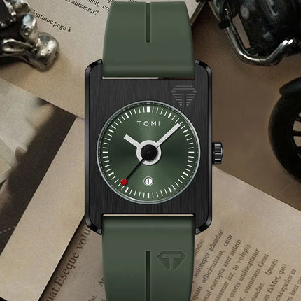 Men's fashion watches quartz watches square small dial wrist watches magnetic buckle watches simple leisure watches
