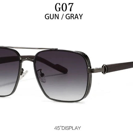 2023 Sunglasses For Men Square Sunglasses Women Trendy Luxe Vintage Fashion Glasses Retro Steampunk Shades Gafas De Sol Hombre