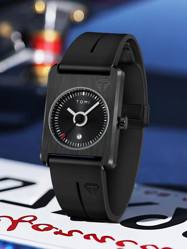 Men's fashion watches quartz watches square small dial wrist watches magnetic buckle watches simple leisure watches