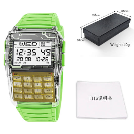 Explosive Men's Watches Top Luxury Men's Calculator Watches Multifunctional LED Watches Men's Sports Watches Computer Style