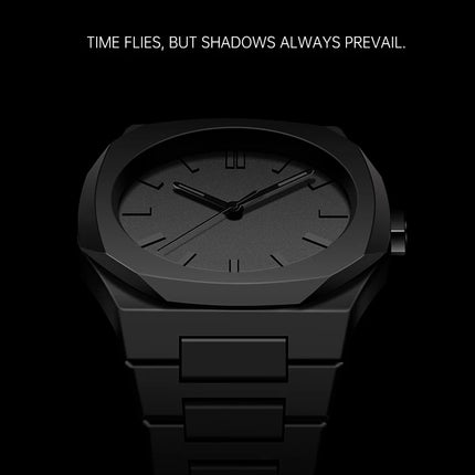 Fashion Classic Creative Plastic Watches Quartz Watches Black Waterproof Watches Men's Business Watches Hot Sale